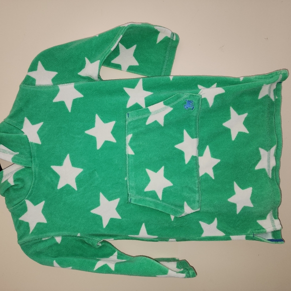 Mini Boden Green and White Stars       Kids' Swin Coverup - Picture 3 of 4
